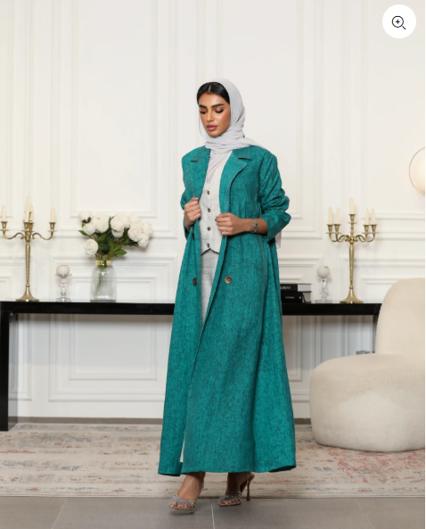 بليزر كتان أخضر C:6484GREEN