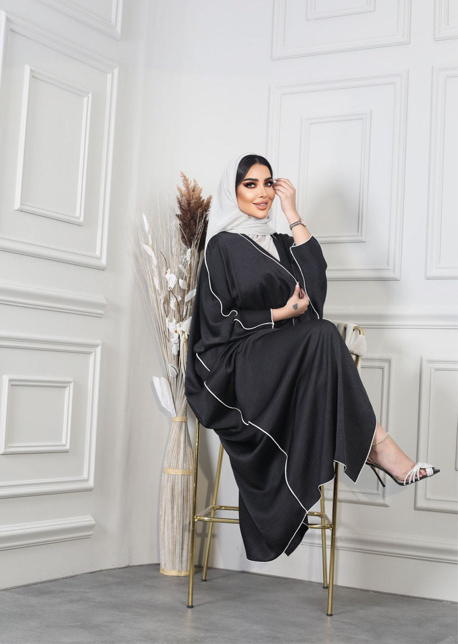 ABAYA BESHT CREPE SILK C:6104 (Free size)