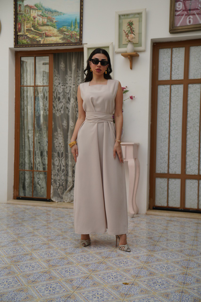 DRESS CREPE BEAGE COLOR C:106