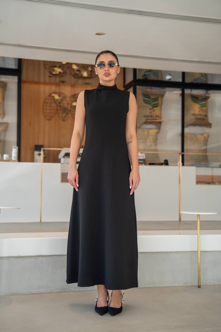 Black crepe dress.C:217