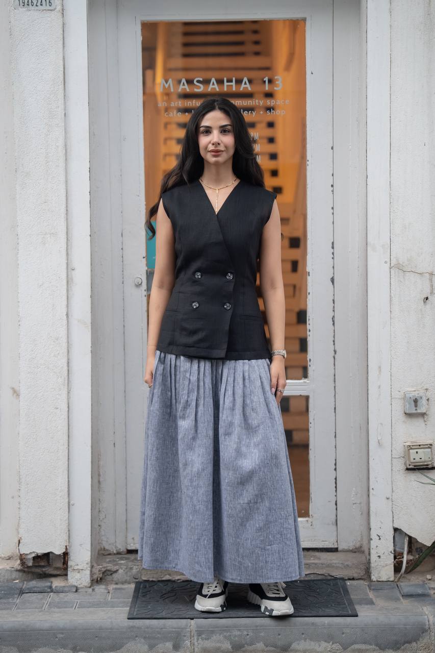 Linen dress . C:208