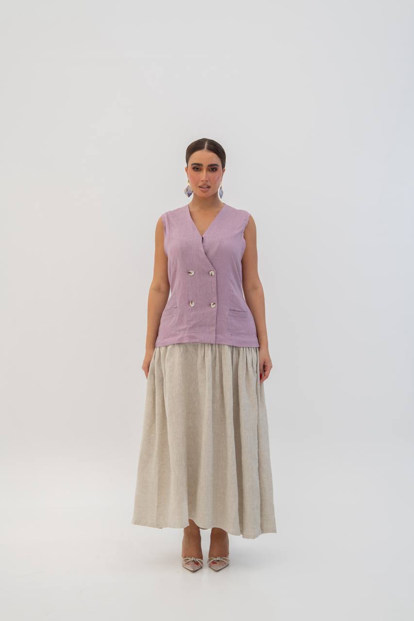 Linen dress. C:208
