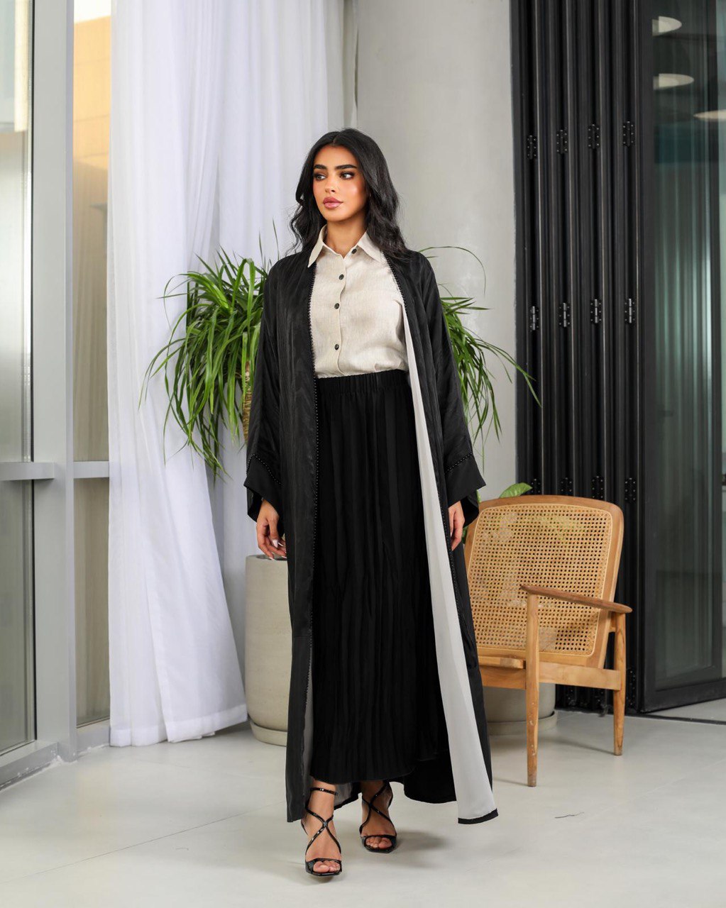 Abaya Crepe Silk C:6496