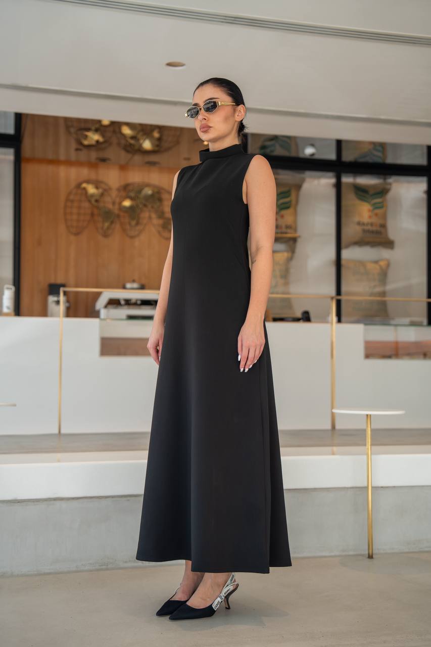 Black crepe dress.C:217