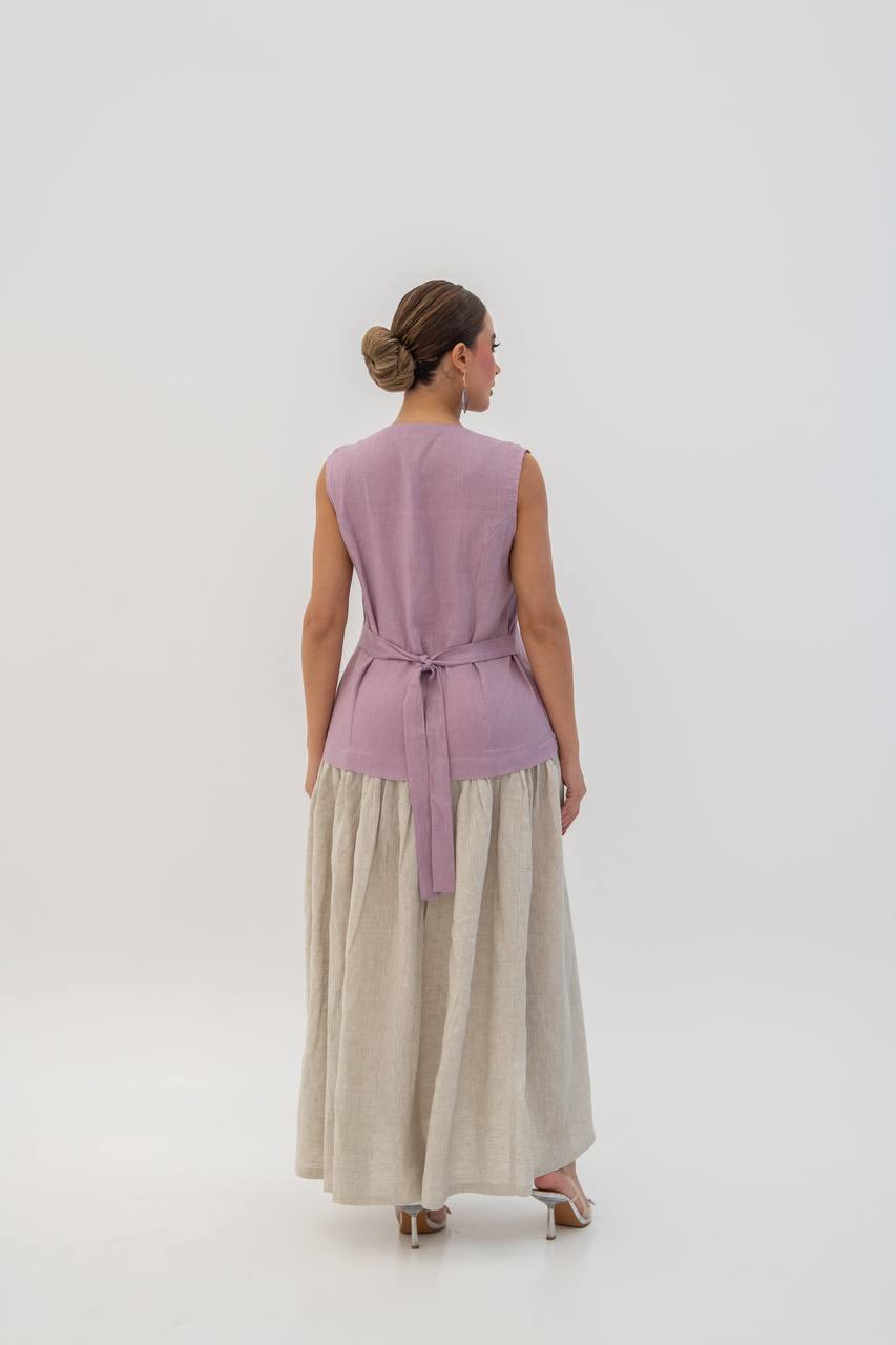 Linen dress. C:208