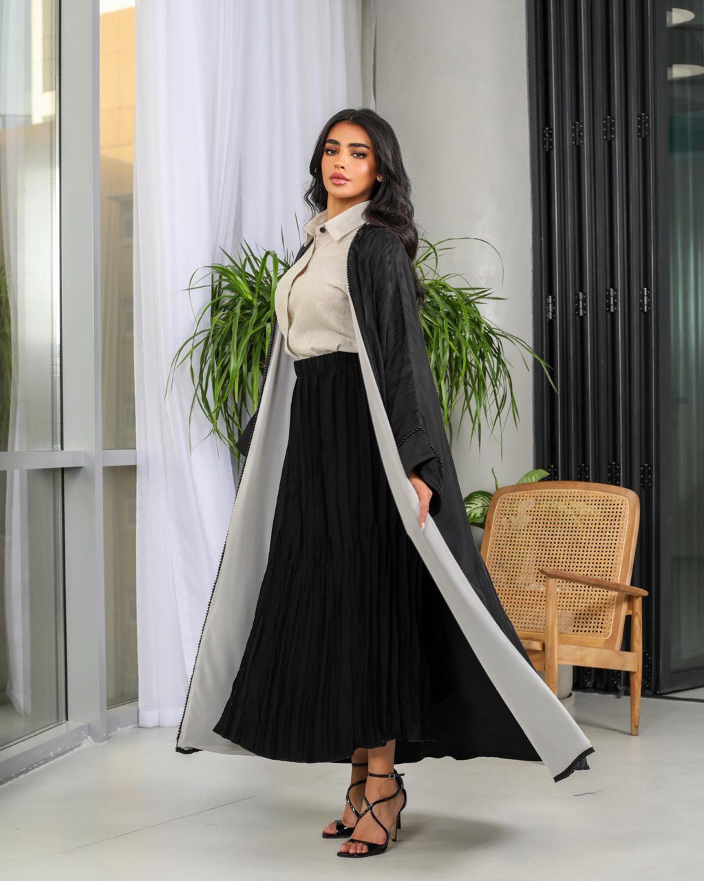 Abaya Crepe Silk C:6496
