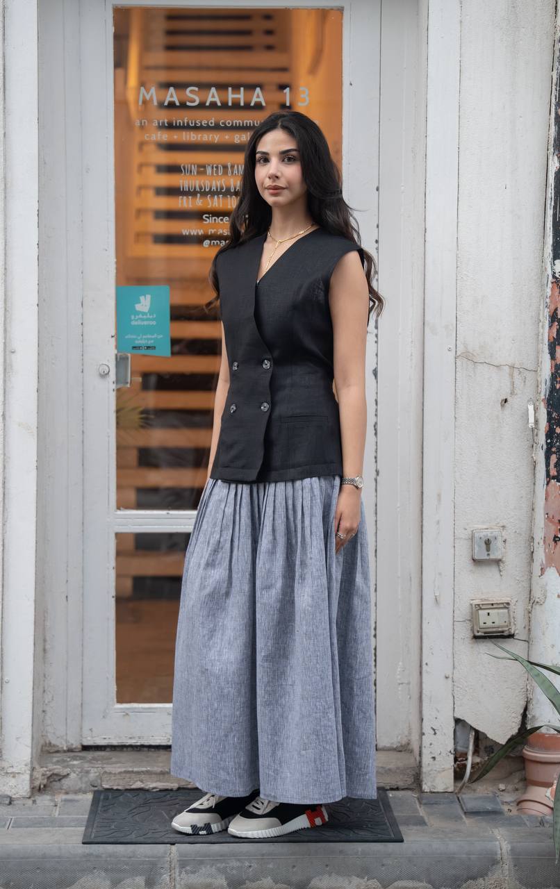 Linen dress . C:208