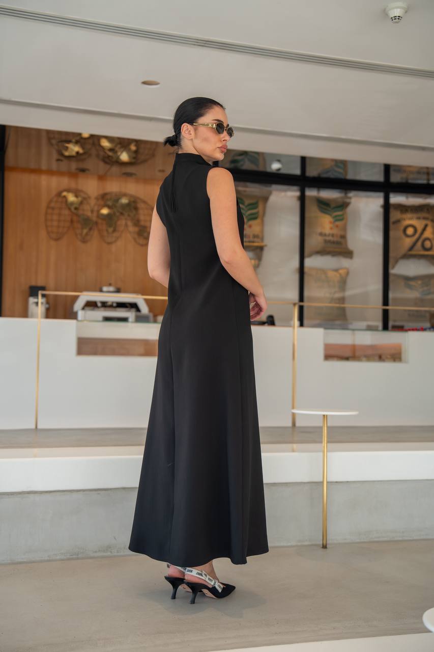 Black crepe dress.C:217