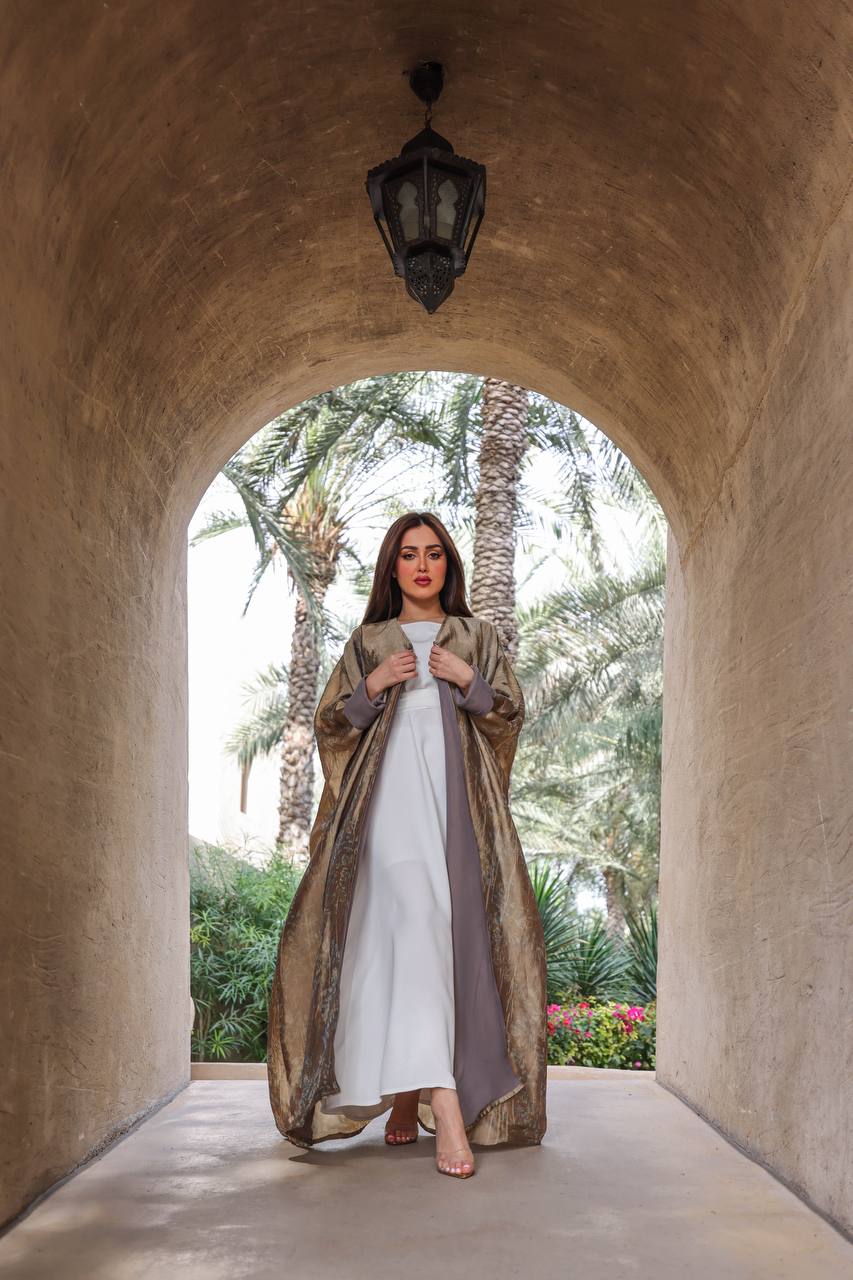 ABAYA CREPE SILK C:6418(FREE SIZE)