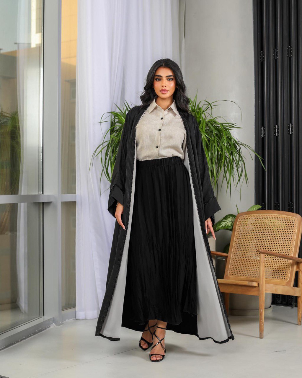 Abaya Crepe Silk C:6496