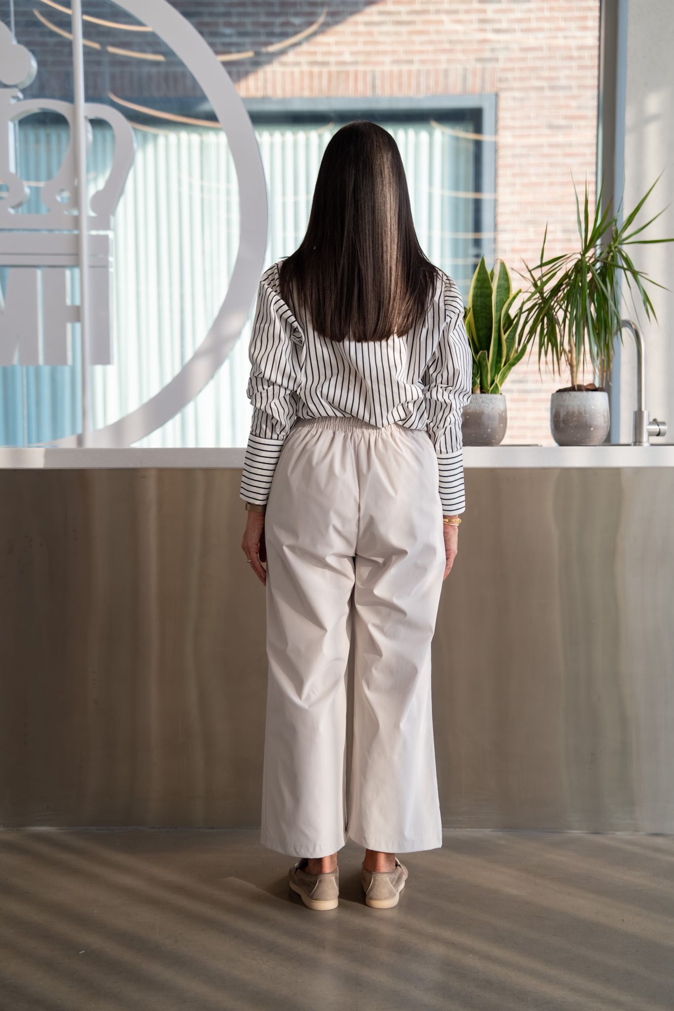 Striped shirt and trousers set.C:248