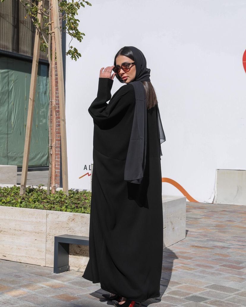 ABAYA CREPE BLAZER C:6316 (Free size