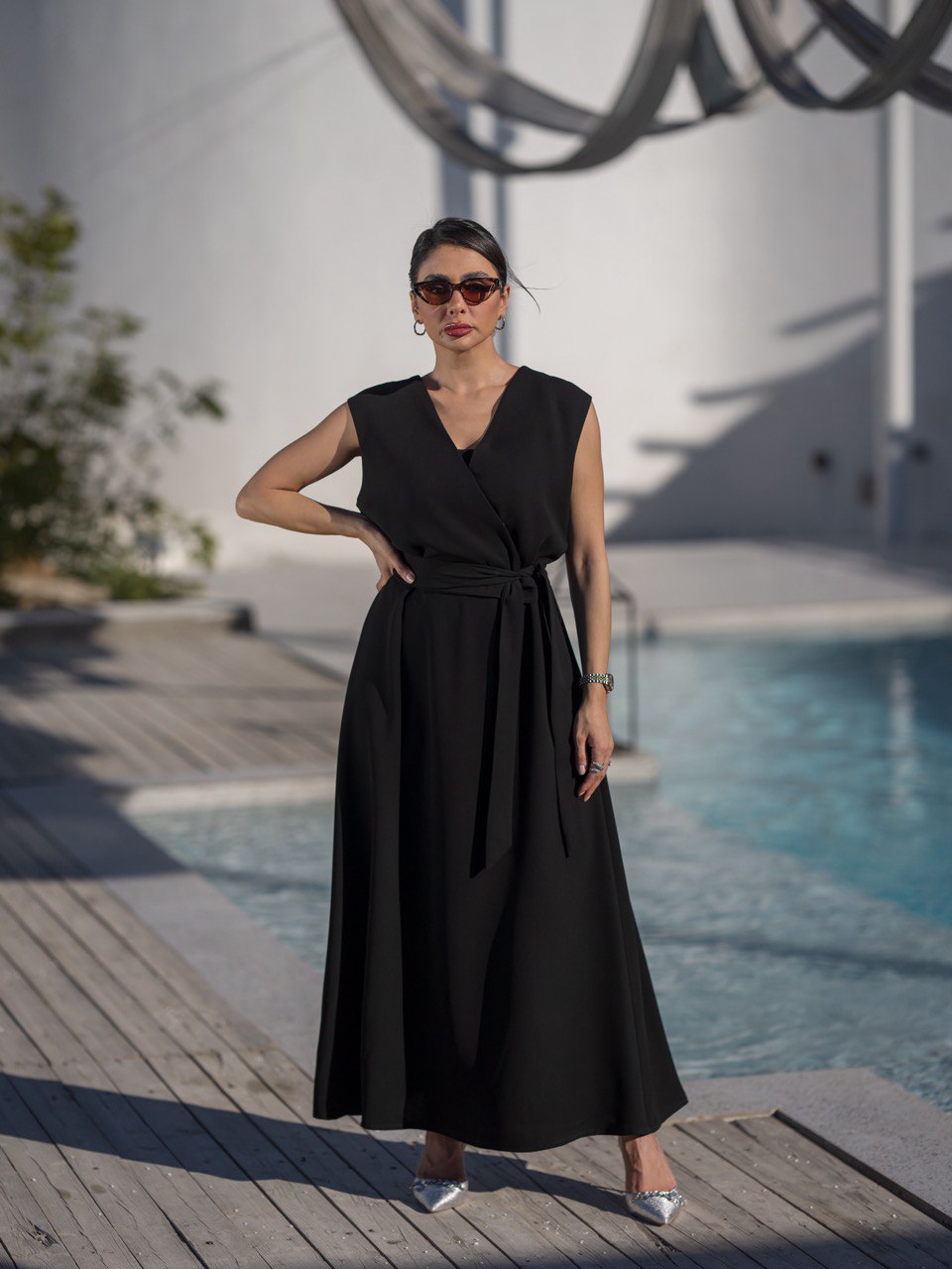 DRESS CREPE C:136