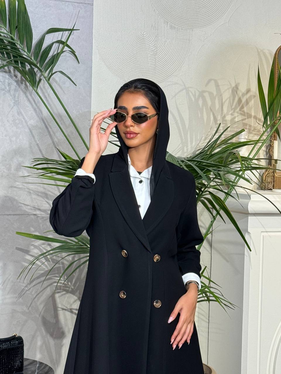 Blazer Crepe Black C:6524 Black