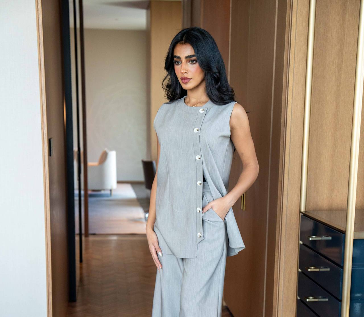 Gray Vest