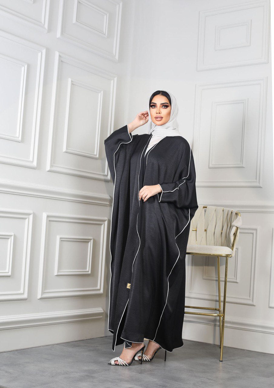 ABAYA BESHT CREPE SILK C:6104 (Free size)