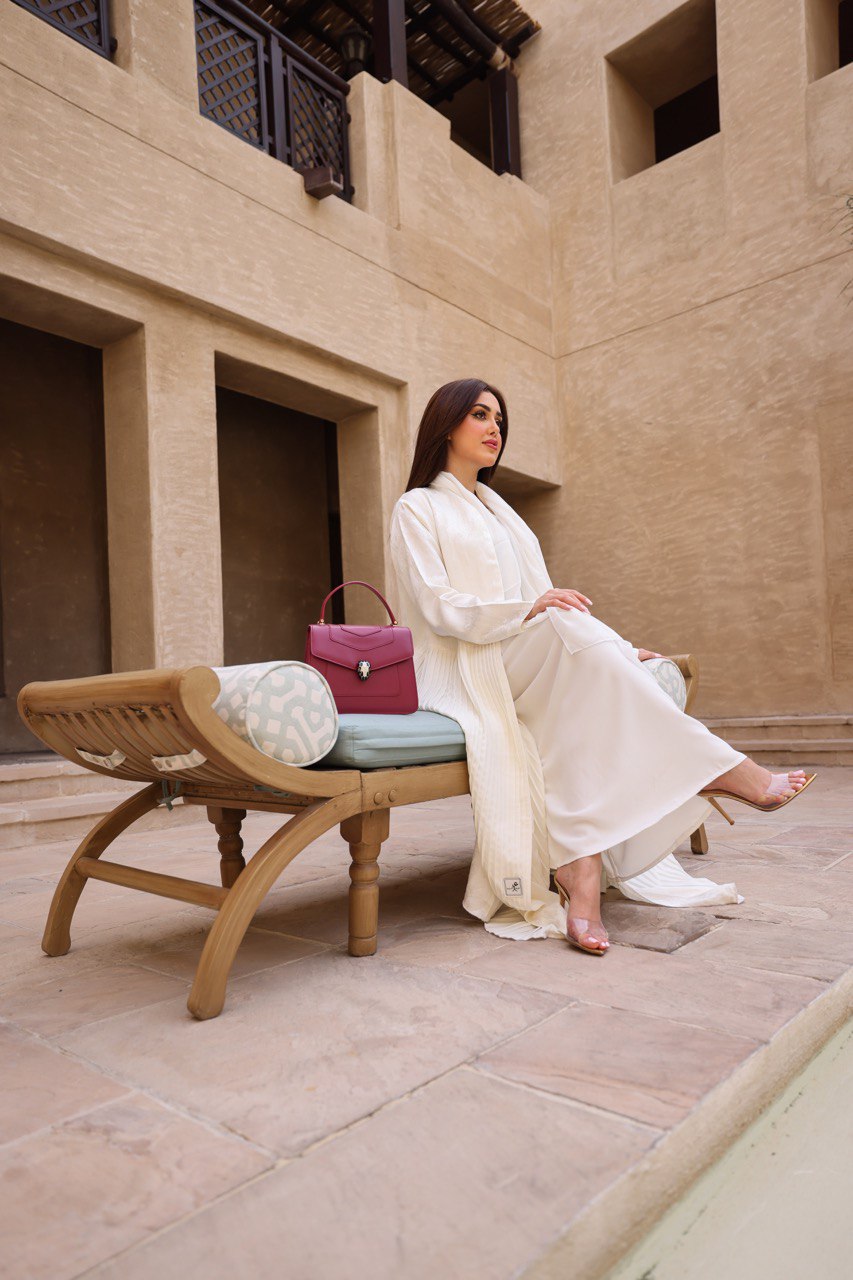 ABAYA CREPE WITH PLEATED C:6419