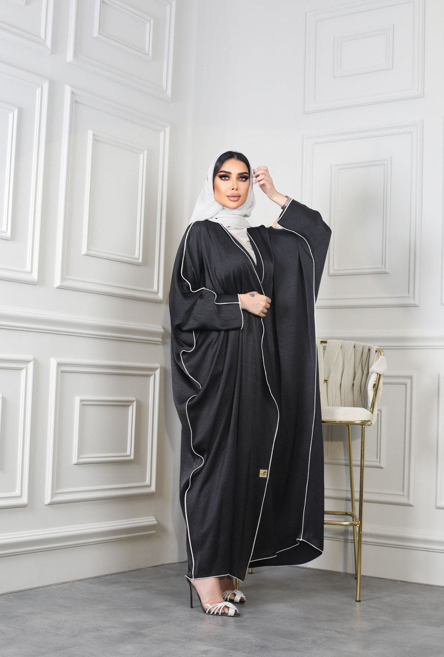 ABAYA BESHT CREPE SILK C:6104 (Free size)