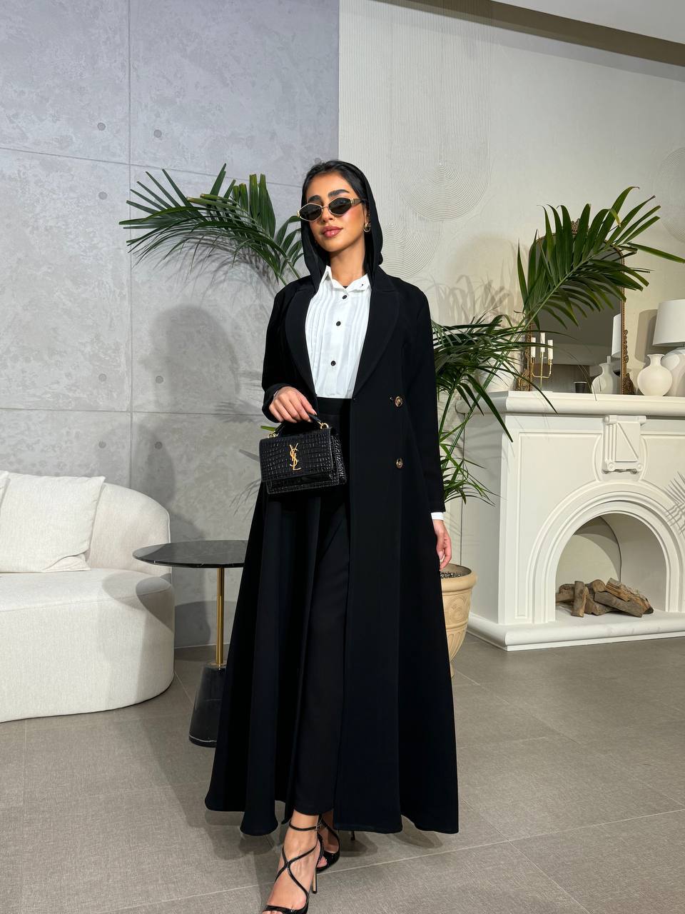 Blazer Crepe Black C:6524 Black