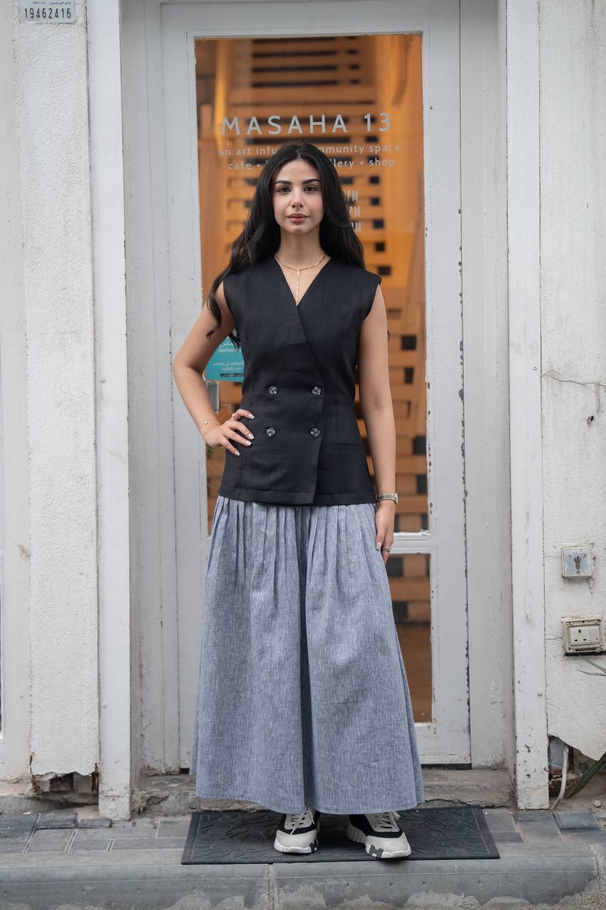 Linen dress . C:208