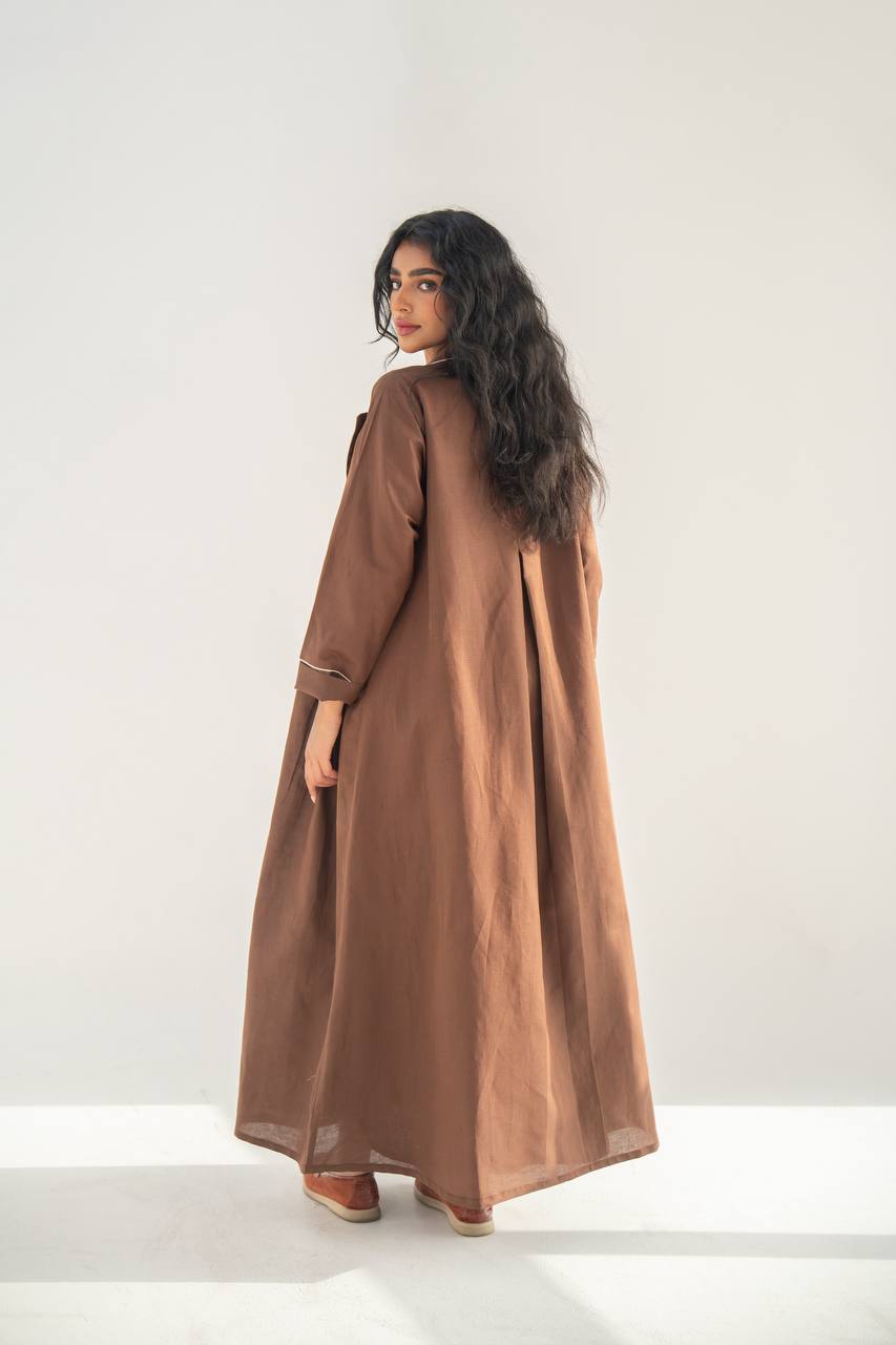Blazer abaya with dress C:6652